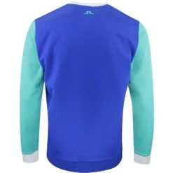 J.Lindeberg Golf Jumper - Jones Crew Neck - Bright Aqua HS23 13 J.Lindeberg Golf Jumper - Jones Crew Neck - Bright Aqua HS23 -Golf Fashion Shop j lindeberg golf jumper jones crew neck bright aqua hs23 gmjs08400 m158 52