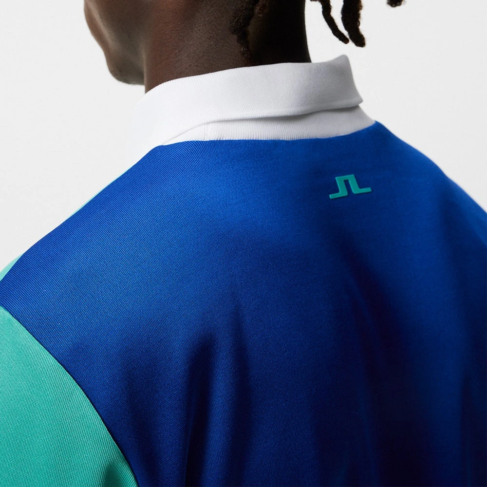 J.Lindeberg Golf Jumper - Jones Crew Neck - Bright Aqua HS23 10 J.Lindeberg Golf Jumper - Jones Crew Neck - Bright Aqua HS23 - Image 8
