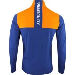 J.Lindeberg Golf Mid Layer - Banks FZ - Estate Blue AW23 -Golf Fashion Shop j lindeberg golf mid layer banks fz estate blue aw23 amjs09082 o341 34