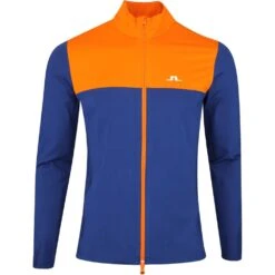 J.Lindeberg Golf Mid Layer - Banks FZ - Estate Blue AW23