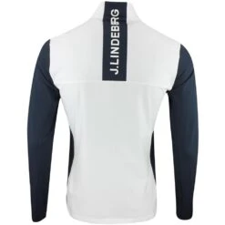 J.Lindeberg Golf Mid Layer - Banks FZ - JL Navy AW23 -Golf Fashion Shop j lindeberg golf mid layer banks fz jl navy aw23 amjs09082 6855 42