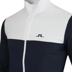 J.Lindeberg Golf Mid Layer - Banks FZ - JL Navy AW23 -Golf Fashion Shop j lindeberg golf mid layer banks fz jl navy aw23 amjs09082 6855 43