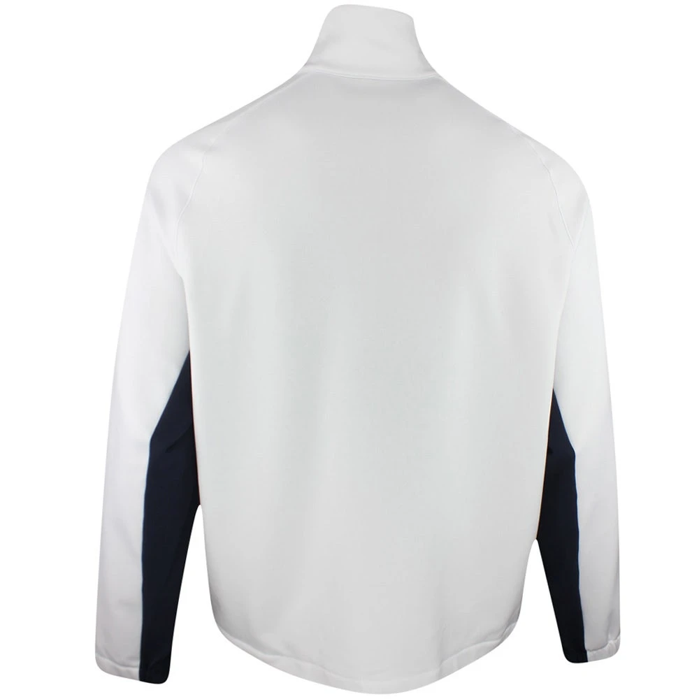 J.Lindeberg Golf Mid Layer - Benjamin Stretch Fleece FZ - White SS23 5 J.Lindeberg Golf Mid Layer - Benjamin Stretch Fleece FZ - White SS23 - Image 3