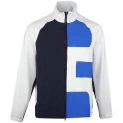 J.Lindeberg Golf Mid Layer - Benjamin Stretch Fleece FZ - White SS23