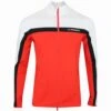 J.Lindeberg Golf Mid Layer - Jarvis FZ - Fiery Red AW23 -Golf Fashion Shop j lindeberg golf mid layer jarvis fz fiery red aw23 amjs09084 g135 69
