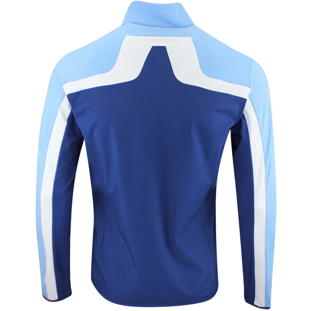 J.Lindeberg Golf Mid Layer - Jarvis FZ - Little Boy Blue AW23 5 J.Lindeberg Golf Mid Layer - Jarvis FZ - Little Boy Blue AW23 - Image 3