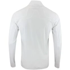 J.Lindeberg Golf Mid Layer - Jarvis FZ - White AW23 -Golf Fashion Shop j lindeberg golf mid layer jarvis fz white aw23 amjs09084 0000 70
