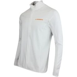 J.Lindeberg Golf Mid Layer - Jarvis FZ - White AW23 -Golf Fashion Shop j lindeberg golf mid layer jarvis fz white aw23 amjs09084 0000 72