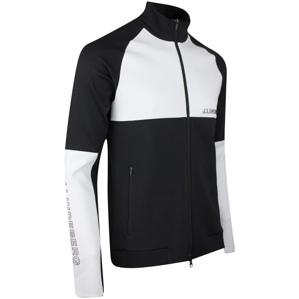 J.Lindeberg Golf Mid Layer - Lazarus FZ - Black SS23 5 J.Lindeberg Golf Mid Layer - Lazarus FZ - Black SS23 - Image 3