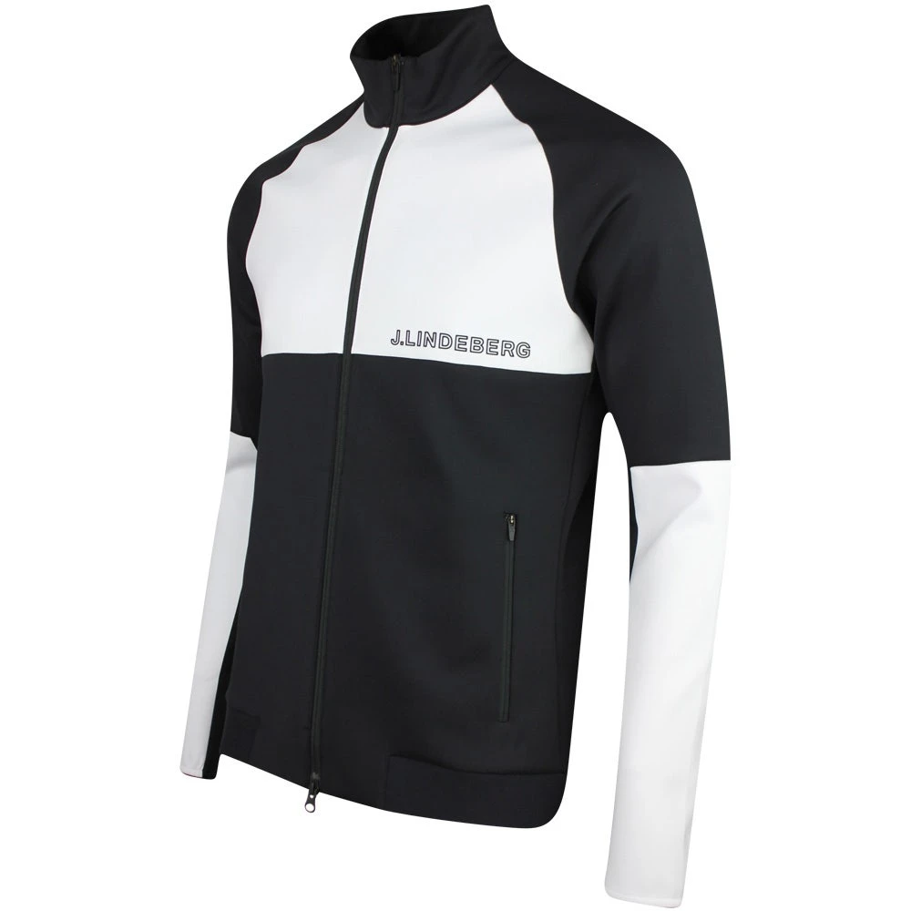 J.Lindeberg Golf Mid Layer - Lazarus FZ - Black SS23 4 J.Lindeberg Golf Mid Layer - Lazarus FZ - Black SS23 - Image 2