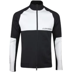 J.Lindeberg Golf Mid Layer - Lazarus FZ - Black SS23