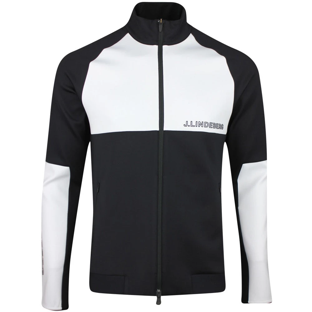 J.Lindeberg Golf Mid Layer - Lazarus FZ - Black SS23 3 J.Lindeberg Golf Mid Layer - Lazarus FZ - Black SS23