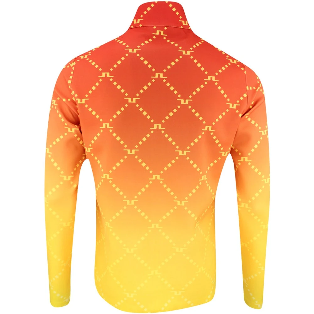 J.Lindeberg Golf Mid Layer - Omnia FZ - Sunset Fade SS23 5 J.Lindeberg Golf Mid Layer - Omnia FZ - Sunset Fade SS23 - Image 3