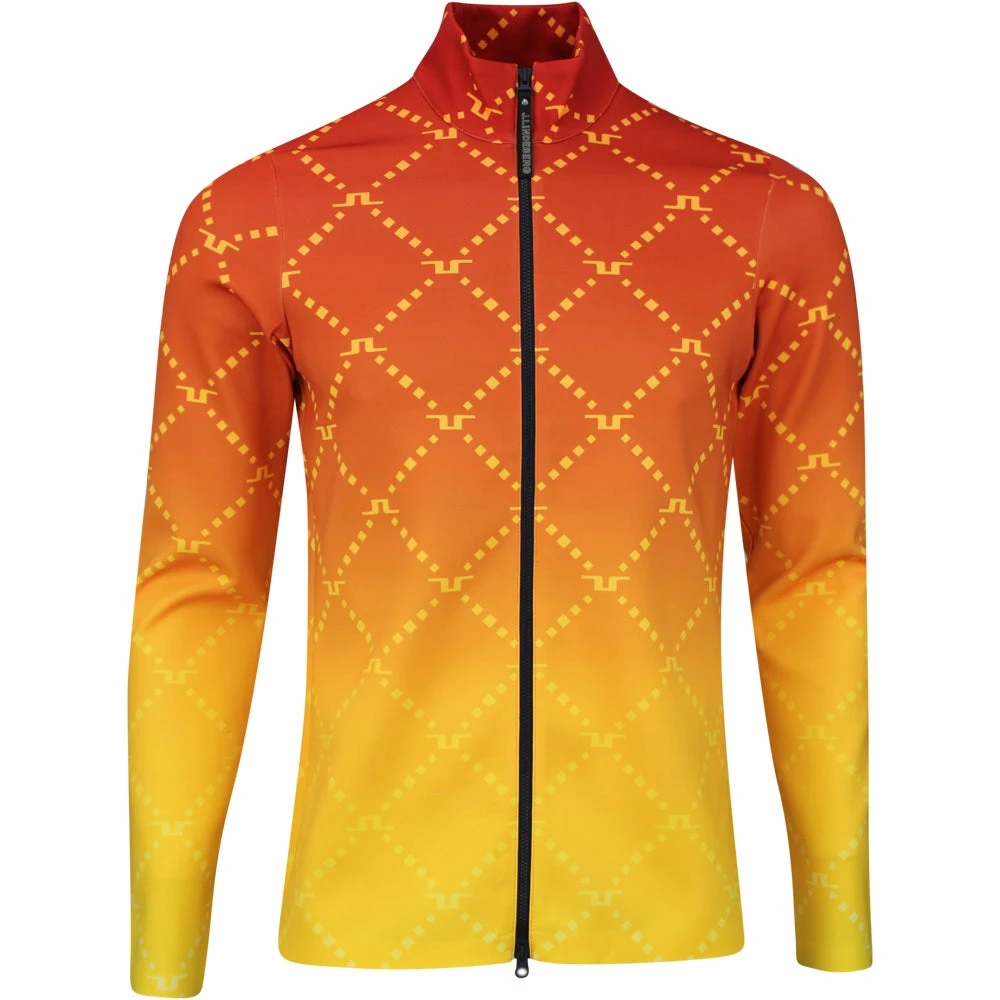 J.Lindeberg Golf Mid Layer - Omnia FZ - Sunset Fade SS23 3 J.Lindeberg Golf Mid Layer - Omnia FZ - Sunset Fade SS23