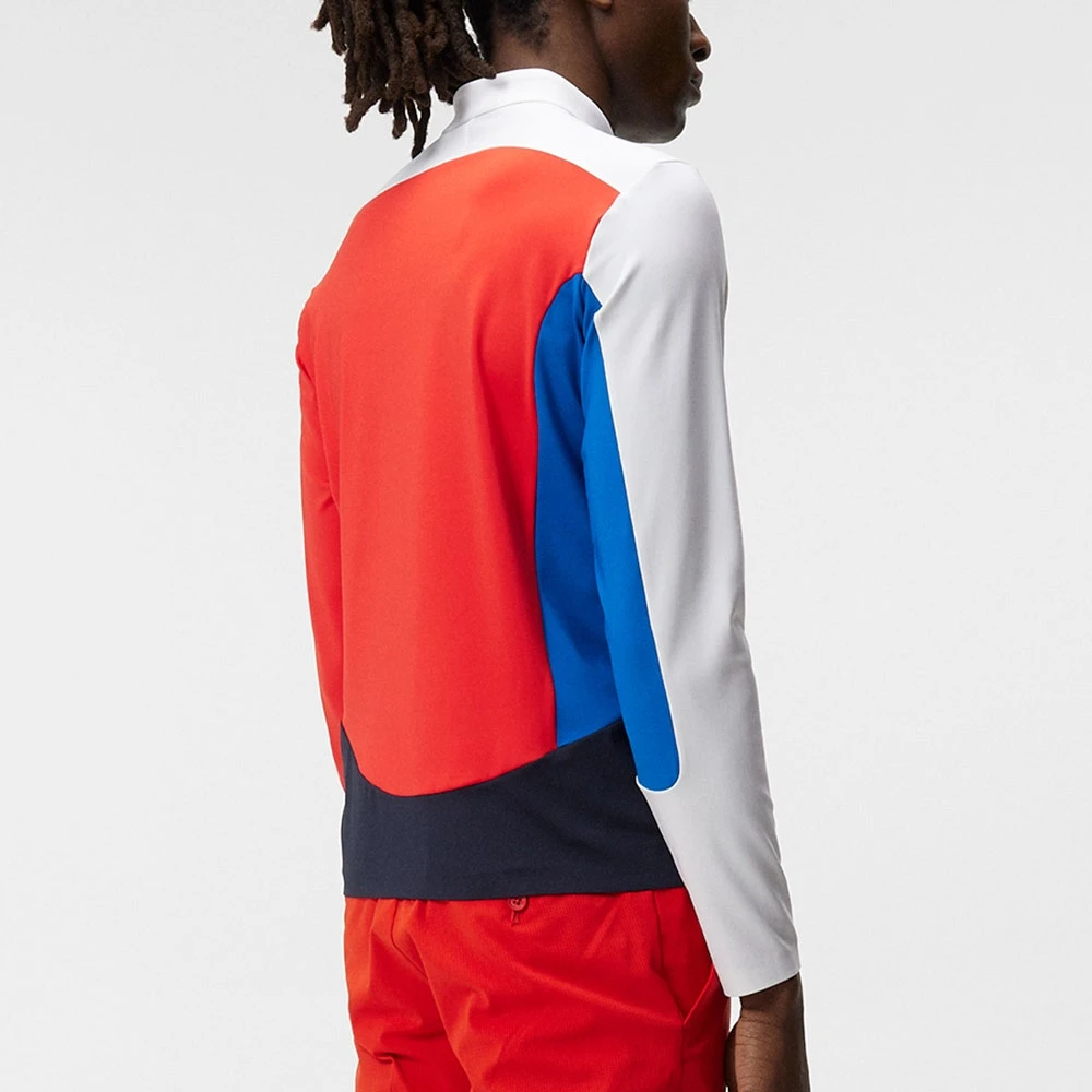 J.Lindeberg Golf Mid Layer - Swirl FZ - White SS23 8 J.Lindeberg Golf Mid Layer - Swirl FZ - White SS23 - Image 6