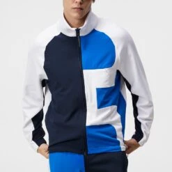 J.Lindeberg Golf Mid Layer - Benjamin Stretch Fleece FZ - White SS23 14 J.Lindeberg Golf Mid Layer - Benjamin Stretch Fleece FZ - White SS23 -Golf Fashion Shop j lindeberg golf pullover benjamin mid layer white ss23 amjs08047 0000 c