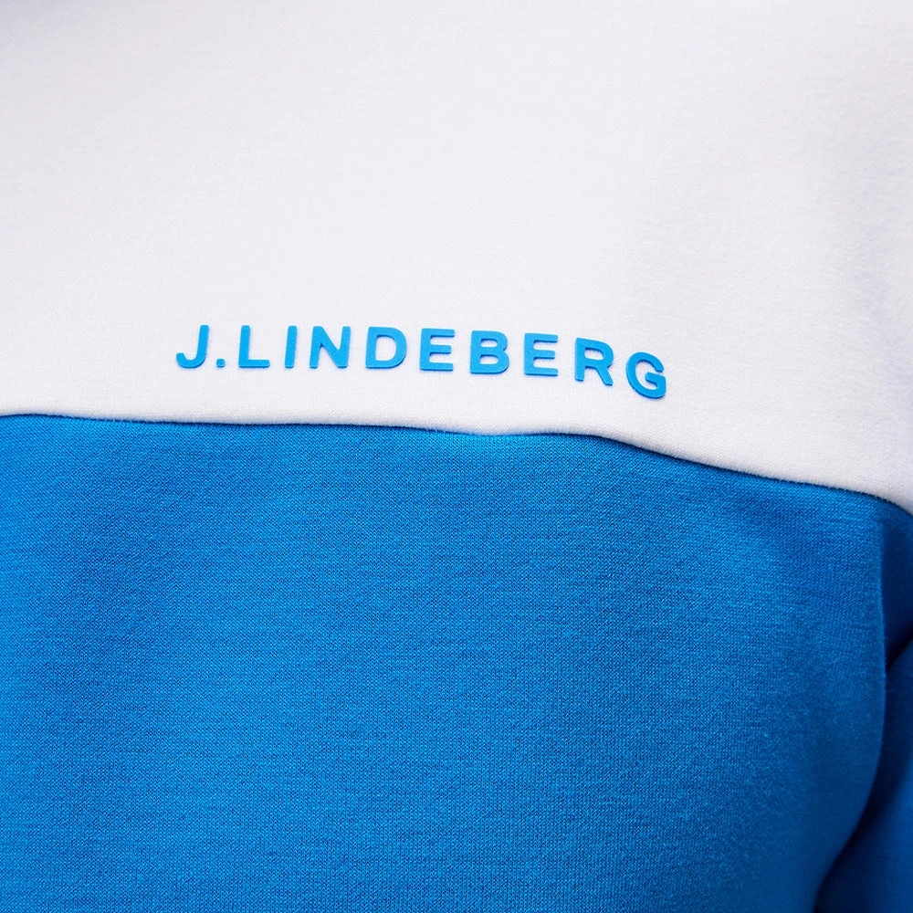 J.Lindeberg Golf Pullover - Jeff Crew Neck - Brilliant Blue SS23 11 J.Lindeberg Golf Pullover - Jeff Crew Neck - Brilliant Blue SS23 - Image 9