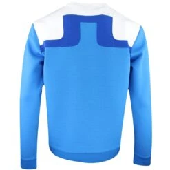 J.Lindeberg Golf Pullover - Jeff Crew Neck - Brilliant Blue SS23 13 J.Lindeberg Golf Pullover - Jeff Crew Neck - Brilliant Blue SS23 -Golf Fashion Shop j lindeberg golf pullover jeff crew neck brilliant blue ss23 amjs07967 o175 94