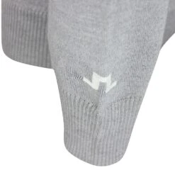 J.Lindeberg Golf Pullover - Kian Tour Merino QZ - Grey Mel. 2023 -Golf Fashion Shop j lindeberg golf pullover kian zipped golf sweater grey melange ss23 gmkw06357 9363 o
