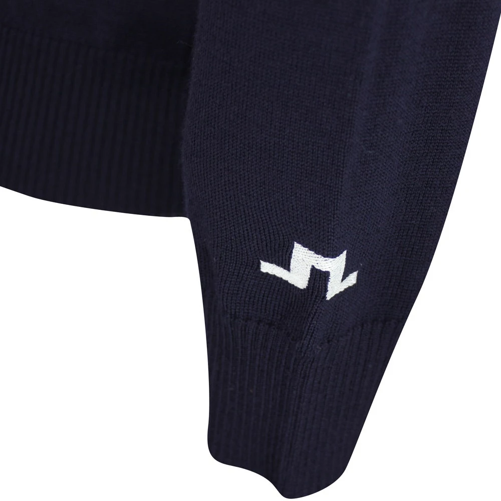 J.Lindeberg Golf Pullover - Kian Tour Merino QZ - JL Navy 2023 7 J.Lindeberg Golf Pullover - Kian Tour Merino QZ - JL Navy 2023 - Image 5