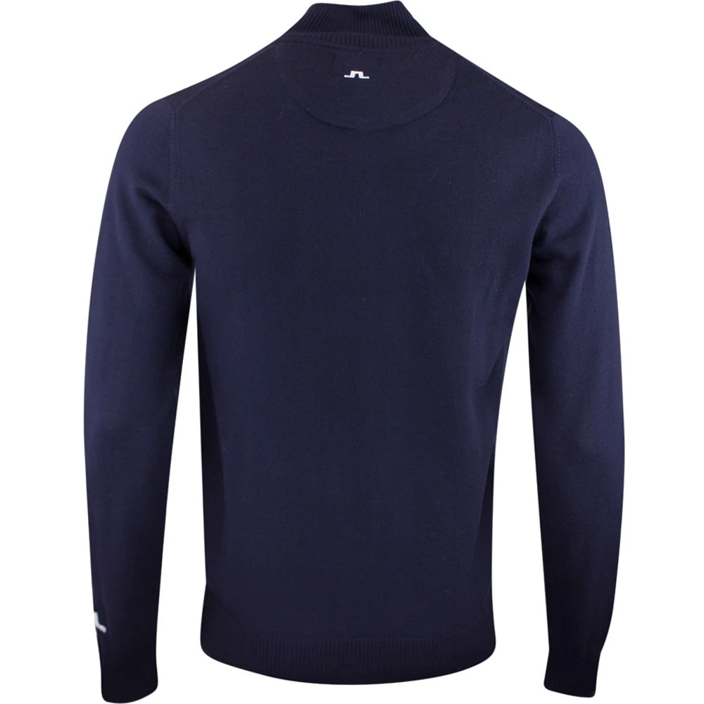 J.Lindeberg Golf Pullover - Kian Tour Merino QZ - JL Navy 2023 5 J.Lindeberg Golf Pullover - Kian Tour Merino QZ - JL Navy 2023 - Image 3