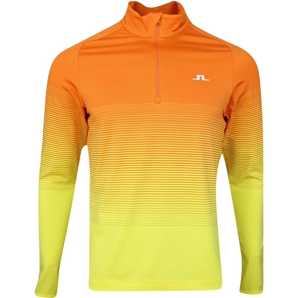 J.Lindeberg Golf Pullover - Luis HZ Mid - Russet Orange SS23 3 J.Lindeberg Golf Pullover - Luis HZ Mid - Russet Orange SS23