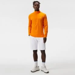 J.Lindeberg Golf Pullover - Luke HZ Mid - Exuberance AW23 -Golf Fashion Shop j lindeberg golf pullover luke hz mid exuberance aw23 amjs09079 i075 65