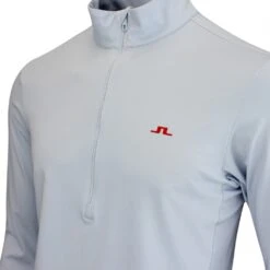 J.Lindeberg Golf Pullover - Luke HZ Mid - Skyway AW23 -Golf Fashion Shop j lindeberg golf pullover luke hz mid skyway aw23 amjs09079 o010 35