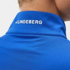 J.Lindeberg Golf Pullover - Luke HZ Mid - Surf The Web AW23 -Golf Fashion Shop j lindeberg golf pullover luke hz mid surf the web aw23 amjs09079 o316 55