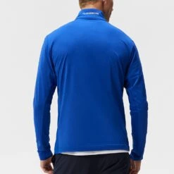 J.Lindeberg Golf Pullover - Luke HZ Mid - Surf The Web AW23 -Golf Fashion Shop j lindeberg golf pullover luke hz mid surf the web aw23 amjs09079 o316 58