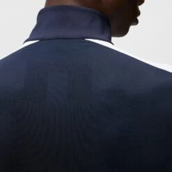 J.Lindeberg Golf Mid Layer - Melker FZ - JL Navy SS23 17 J.Lindeberg Golf Mid Layer - Melker FZ - JL Navy SS23 -Golf Fashion Shop j lindeberg golf pullover melker mesh mid layer jl navy ss23 amjs07875 6855 f