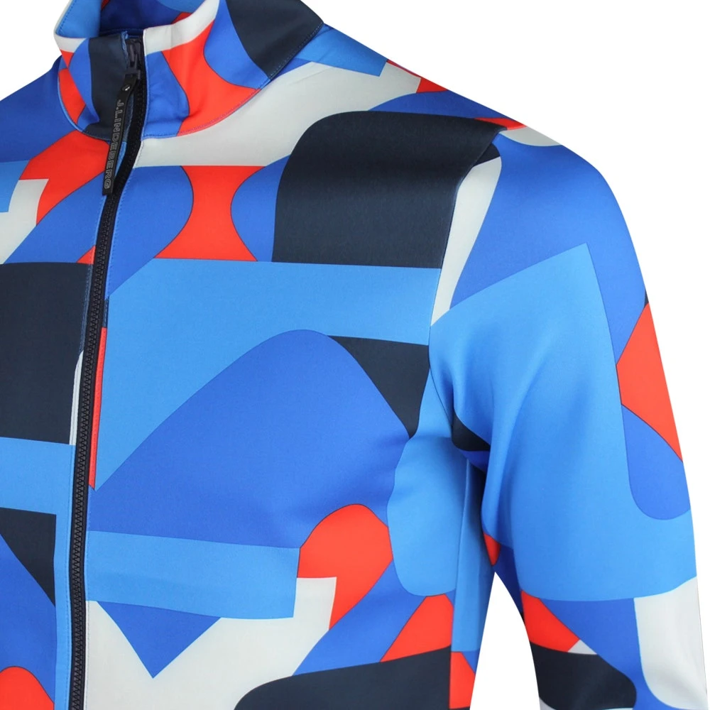 J.Lindeberg Golf Mid Layer - Omnia FZ - Grey Big Bridge SS23 6 J.Lindeberg Golf Mid Layer - Omnia FZ - Grey Big Bridge SS23 - Image 4