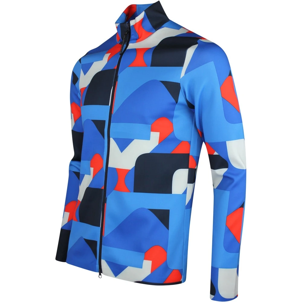 J.Lindeberg Golf Mid Layer - Omnia FZ - Grey Big Bridge SS23 4 J.Lindeberg Golf Mid Layer - Omnia FZ - Grey Big Bridge SS23 - Image 2