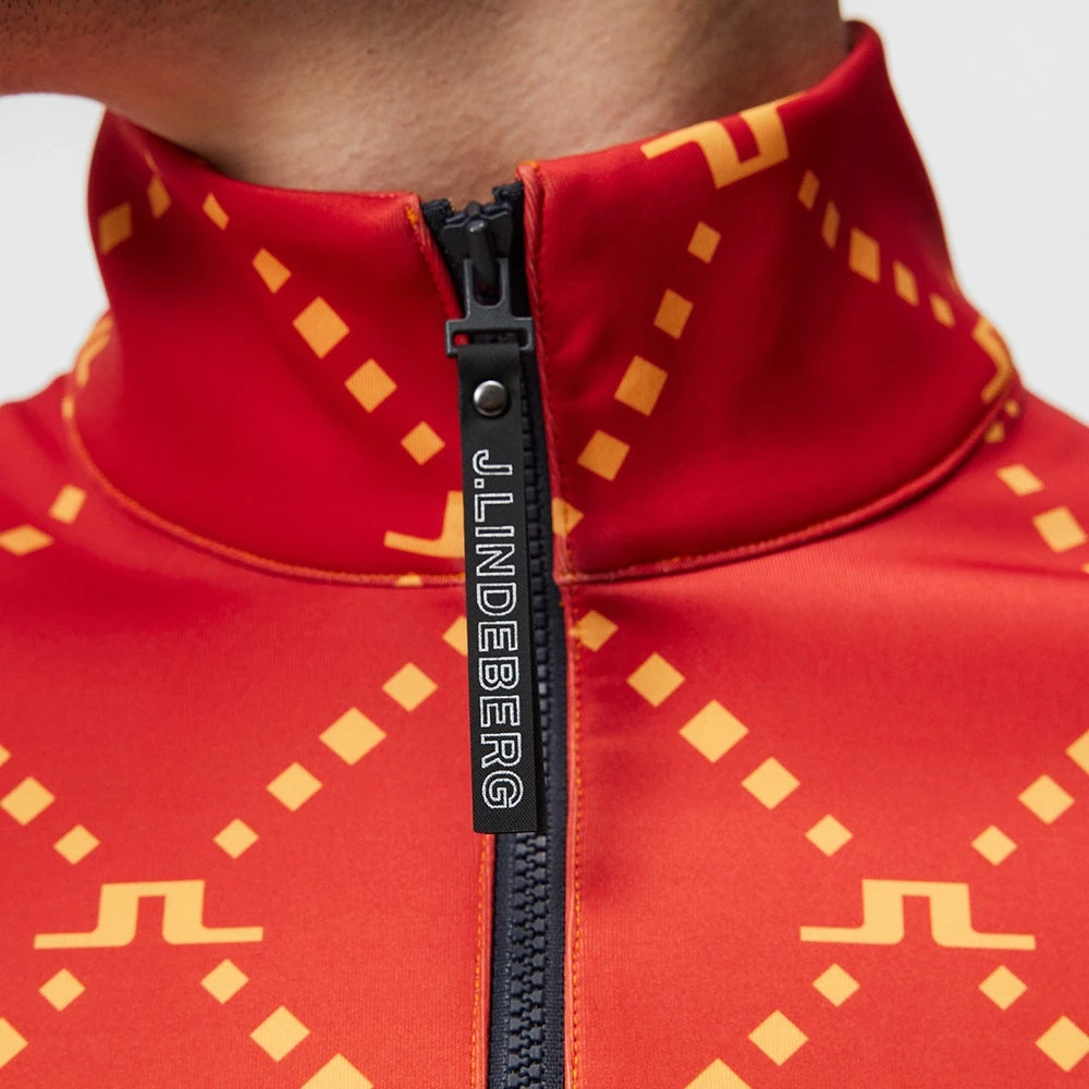 J.Lindeberg Golf Mid Layer - Omnia FZ - Sunset Fade SS23 11 J.Lindeberg Golf Mid Layer - Omnia FZ - Sunset Fade SS23 - Image 9