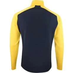 J.Lindeberg Golf Pullover - Terry HZ Mid - Citrus SS23 -Golf Fashion Shop j lindeberg golf pullover terry hz mid citrus ss23 amjs07868 i040 78