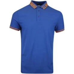 J.Lindeberg Golf Shirt - Austin Regular Fit - Estate Blue AW23