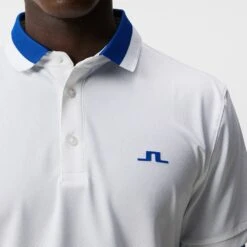 J.Lindeberg Golf Shirt - Benji Regular Fit - White HS23 -Golf Fashion Shop j lindeberg golf shirt benji regular fit white hs23 gmjt08409 0000 4
