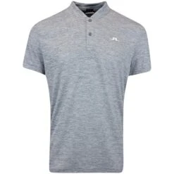 J.Lindeberg Golf Shirt - Bode Regular Fit - Grey Mel. AW23