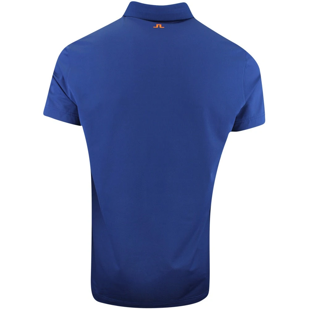 J.Lindeberg Golf Shirt - Bridge Regular Fit - Estate Blue AW23 5 J.Lindeberg Golf Shirt - Bridge Regular Fit - Estate Blue AW23 - Image 3