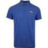 J.Lindeberg Golf Shirt - Bridge Regular Fit - Estate Blue AW23 -Golf Fashion Shop j lindeberg golf shirt bridge regular fit estate blue aw23 gmjt08838 o341 191