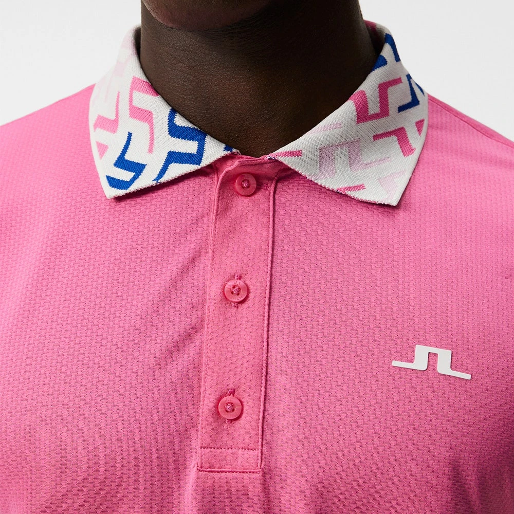 J.Lindeberg Golf Shirt - Glen Regular Fit - Azalea Pink HS23 8 J.Lindeberg Golf Shirt - Glen Regular Fit - Azalea Pink HS23 - Image 6