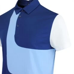 J.Lindeberg Golf Shirt - Graham Regular Fit - Estate Blue AW23 -Golf Fashion Shop j lindeberg golf shirt graham regular fit estate blue aw23 gmjt08854 o341 179