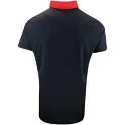 J.Lindeberg Golf Shirt - Hans Regular Fit - Fiery Red AW23 -Golf Fashion Shop j lindeberg golf shirt hans regular fit fiery red aw23 gmjt08586 g135 60