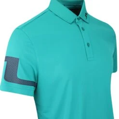 J.Lindeberg Golf Shirt - Heath Regular Fit - Proud Peacock AW23 -Golf Fashion Shop j lindeberg golf shirt heath regular fit proud peacock aw23 gmjt08559 m501 149