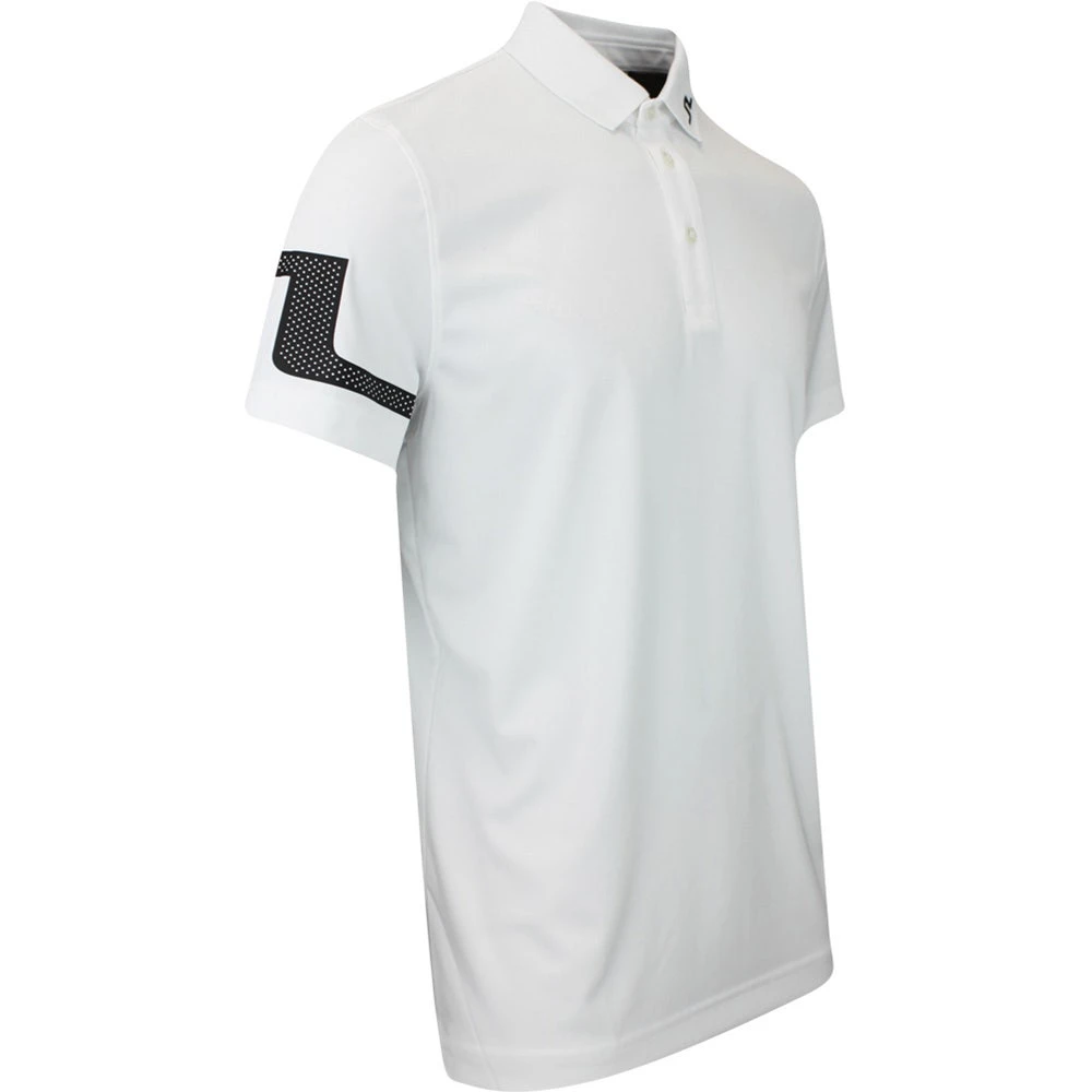 J.Lindeberg Golf Shirt - Heath Regular Fit - White AW23 4 J.Lindeberg Golf Shirt - Heath Regular Fit - White AW23 - Image 2