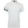 J.Lindeberg Golf Shirt - Heath Regular Fit - White AW23 -Golf Fashion Shop j lindeberg golf shirt heath regular fit white aw23 gmjt08559 0000 171