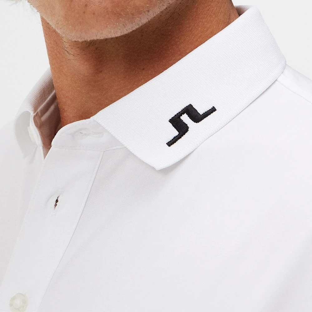 J.Lindeberg Golf Shirt - Heath Regular Fit - White AW23 9 J.Lindeberg Golf Shirt - Heath Regular Fit - White AW23 - Image 7