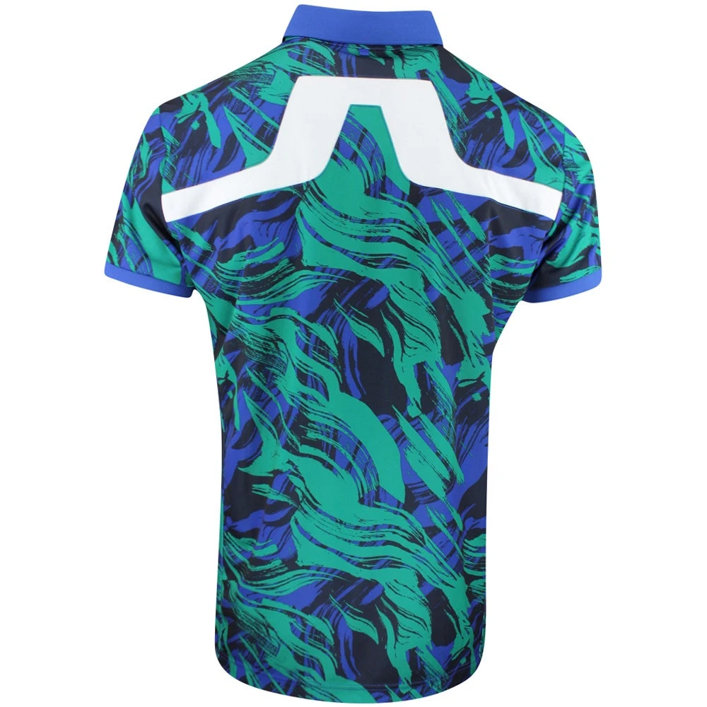 J.Lindeberg Golf Shirt - KV Print Regular Fit - Death Valley AW23 5 J.Lindeberg Golf Shirt - KV Print Regular Fit - Death Valley AW23 - Image 3