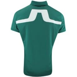 J.Lindeberg Golf Shirt - KV Regular Fit - Rain Forest AW23 -Golf Fashion Shop j lindeberg golf shirt kv regular fit rain forest aw23 gmjt08580 m374 162