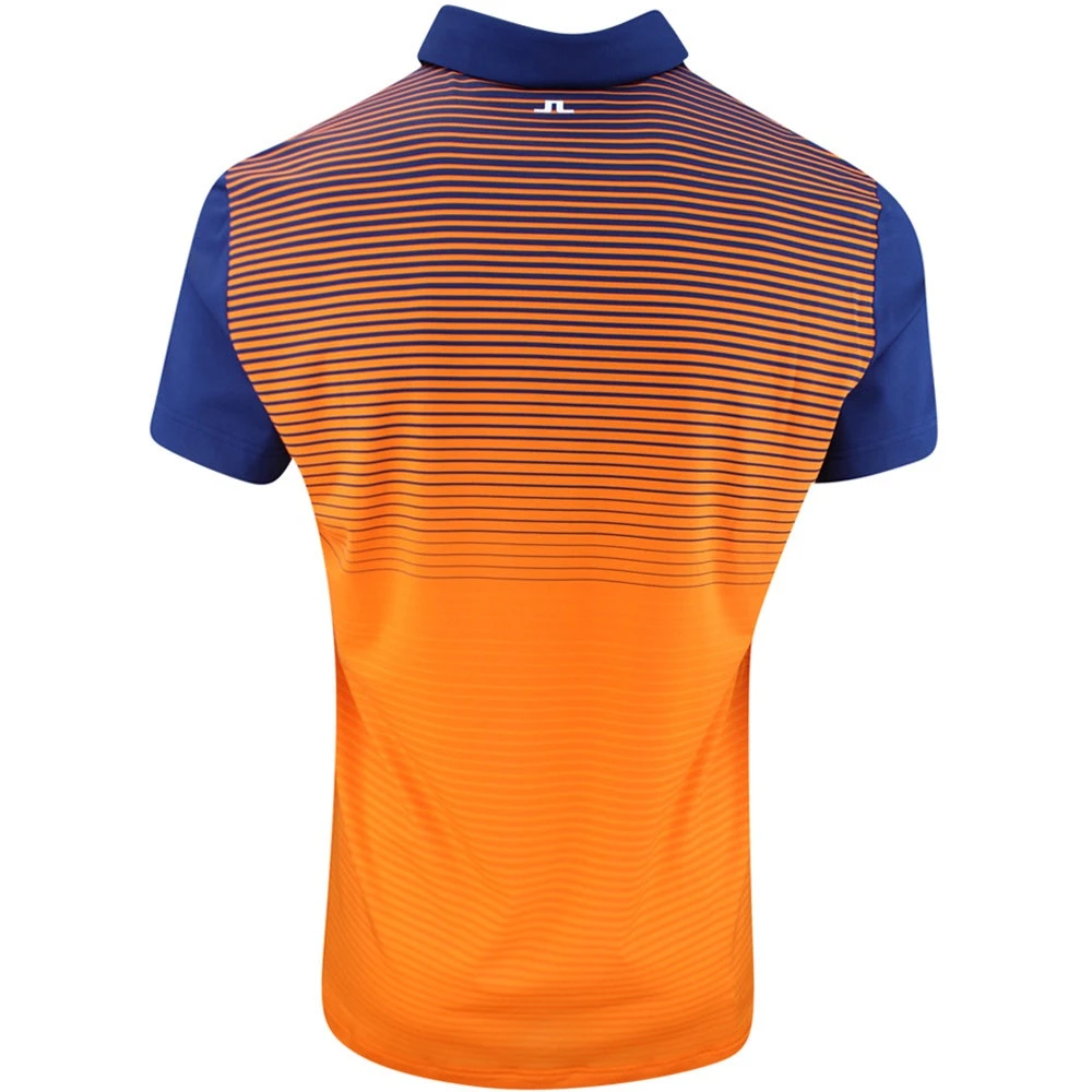 J.Lindeberg Golf Shirt - Lowell Slim Fit - Estate Blue AW23 5 J.Lindeberg Golf Shirt - Lowell Slim Fit - Estate Blue AW23 - Image 3